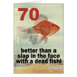 Funny 70th Birthday Card