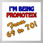Funny 70th Birthday Gag Gifts Print