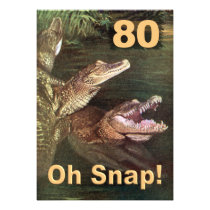 Funny 80th Birthday Party Invitations invitations
