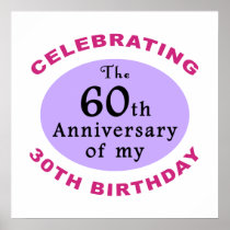 Funny 90th Birthday Gag Gifts Print