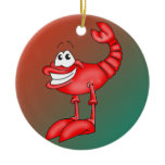 Funny Aerobatic Lobster Ornament