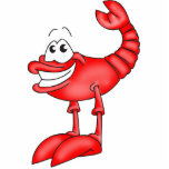 Funny Aerobatic Lobster Acrylic Cut Out