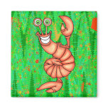 Funny Aerobic Lobster Magnets