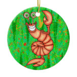 Funny Aerobic Lobster Christmas Tree Ornaments