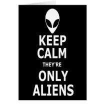 Funny alien cards