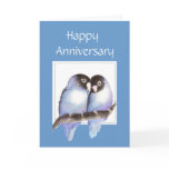 Funny Anniversary Love birds Greeting Cards