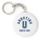 Funny Annoying You Keychain, Blue