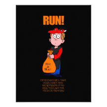 Funny Anti-Democrat Halloween Announcements