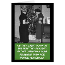 Funny anti Obama Christmas Cards
