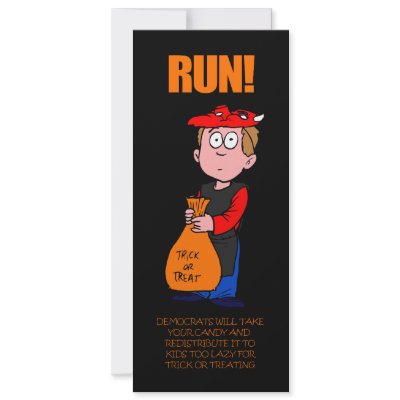 Funny Anti-Obama Halloween Bookmark by angela65