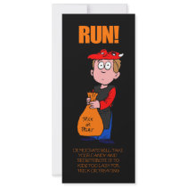 Funny Anti-Obama Halloween Bookmark