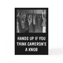 Funny anti Tories Greeting Cards