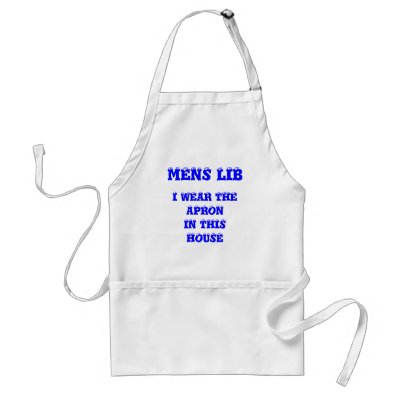 FUNNY APRONS, MEN'S LIB by twocompany