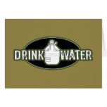 Funny Army "Drink Water" Card