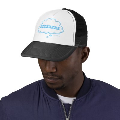 Funny Asleep At The Wheel Trucker Hat by Swisstoons
