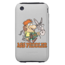 funny ass peddler donkey pun cartoon iphone 3 tough cases