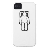 Funny Astronaut W/Case1 iPhone 4 Case-mate Iphone 4 Case