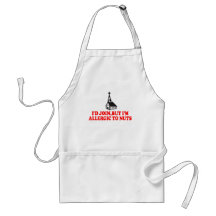 Funny atheist aprons