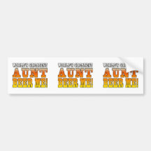 Funny Aunties Parties Worlds Greatest Aunt Beer Me Bumper Stickers