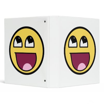Funny awesome smiley for school with heart eyes by Piratesvsninjas
