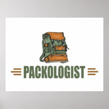 Funny Backpacking Print