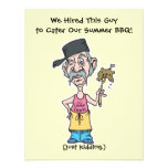 funny bad camp cook summer BBQ party Custom Announcements