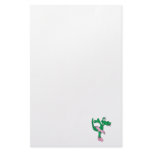 funny ballerina alligator customized stationery