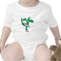 funny ballerina alligator t-shirts