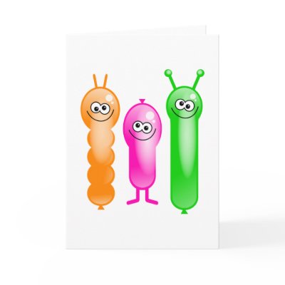 Funny Balloons Cards by prawny