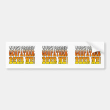 Funny Baptisms Birthdays Worlds Greatest Godfather Bumper Sticker