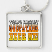 Funny Baptisms Birthdays Worlds Greatest Godfather Key Chains