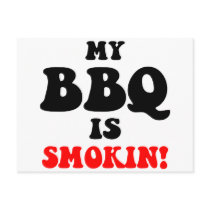 Funny barbecue post cards