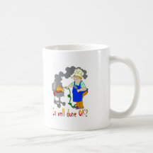 Funny Barbeque Design - Is Well Done OK? Coffee Mugs