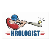 Funny Baseball Business Card Template