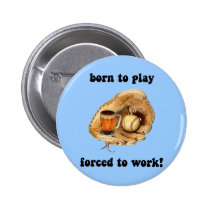 funny baseball buttons