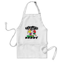 Funny Basketball Dad Father's Day Aprons