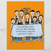 Funny Basketball team event Flyers