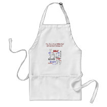 Funny BBQ Chef for Golf Fan Aprons