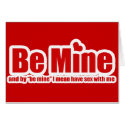Funny Be Mine cards