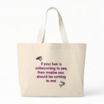 Funny Beautician Tote Bag