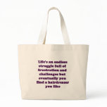 Funny Beautician Tote Bag