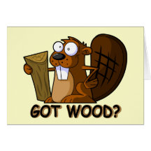 Funny Beaver Cards