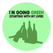 Funny beer drinking