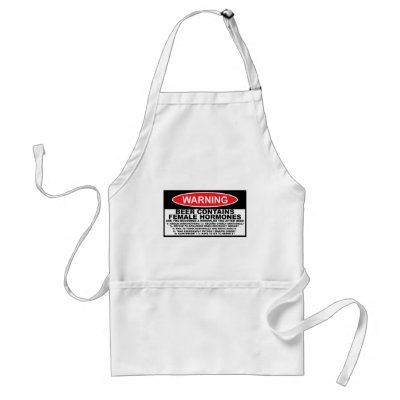 Funny beer,funny sexist aprons by Cardsharkkid