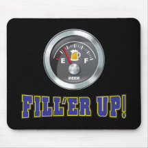 Funny - Beer Metre Fill'er Up Mouse Pad