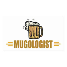 Funny Beer Mug Business Cards