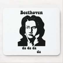 Funny Beethoven Mousepads