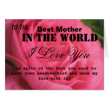 Funny Best Mother Greeting Card