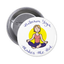 Funny Bikram Yoga Gift Pin