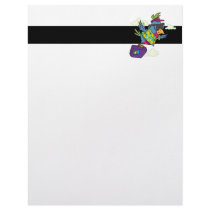 funny bird flying south vacation personalized letterhead